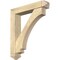 Ekena Millwork Imperial Arts and Crafts Rough Sawn Bracket w/ Offset Brace, Douglas Fir, 6"W x 30"D x 34"H BKT0604X30X34IMP03RDF - alternate 1